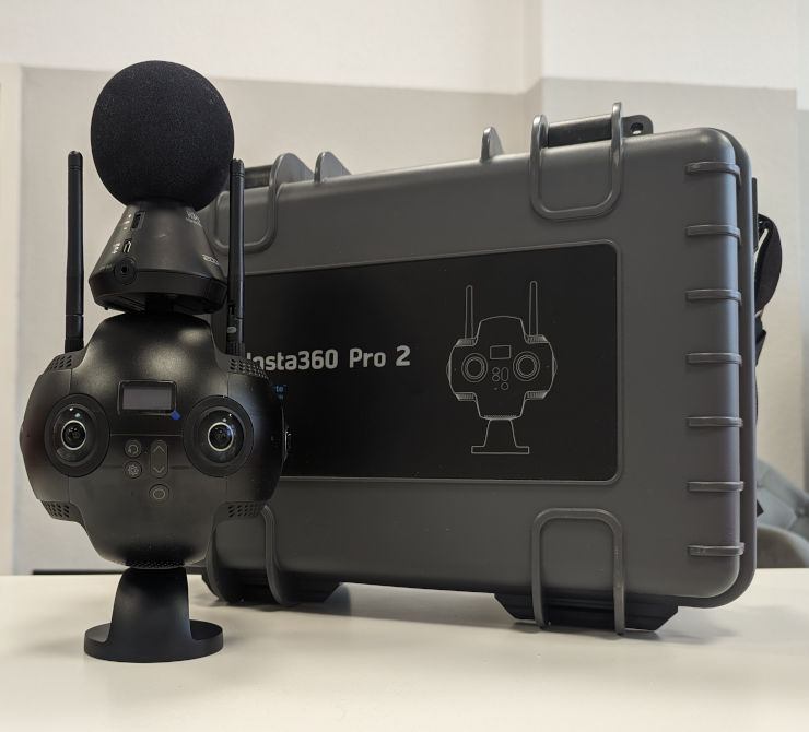 Insta 360 2 Pro mit Koffer